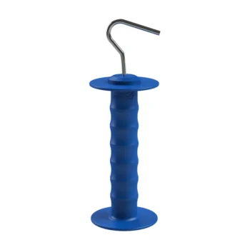 Manija para puerta de uso rudo azul