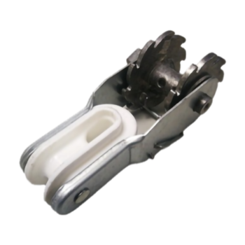 Tensor con aislador esquinero blanco con clip